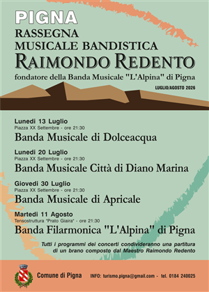 RASSEGNA MUSICALE BANDISTICA "Raimondo Redento" 2026